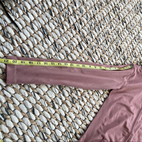 Pink 2 Piece Zip Hoodie Track Suit with Leggings Tights Sexy Crepe Material - Picture 15 of 17